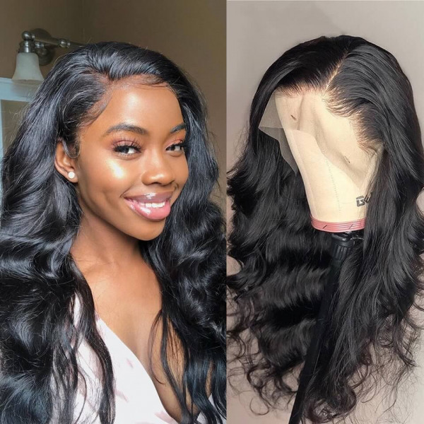 Ali Pearl Lace Front Wig 180% Density Body Wave Human Hair Wigs Pre Plucked  Brazilian Virgin Hair -Alipearl Hair