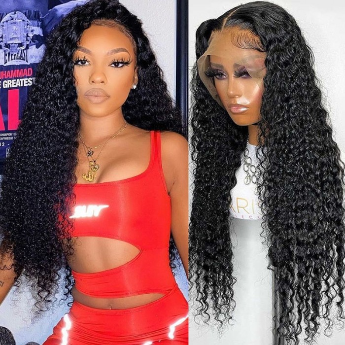 UNice Curly Lace Front Wigs Human hair HD Lace Wigs 13x4 Pre Plucked with  Baby Hair for Women 150% Density Natural Color | UNice.com